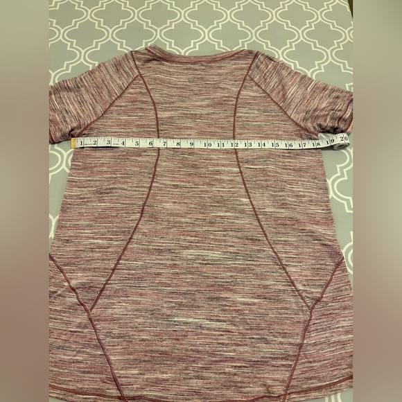LULULEMON Make Miles Count Short Sleeve Women's Shirt size 10 - Picture 7 of 8